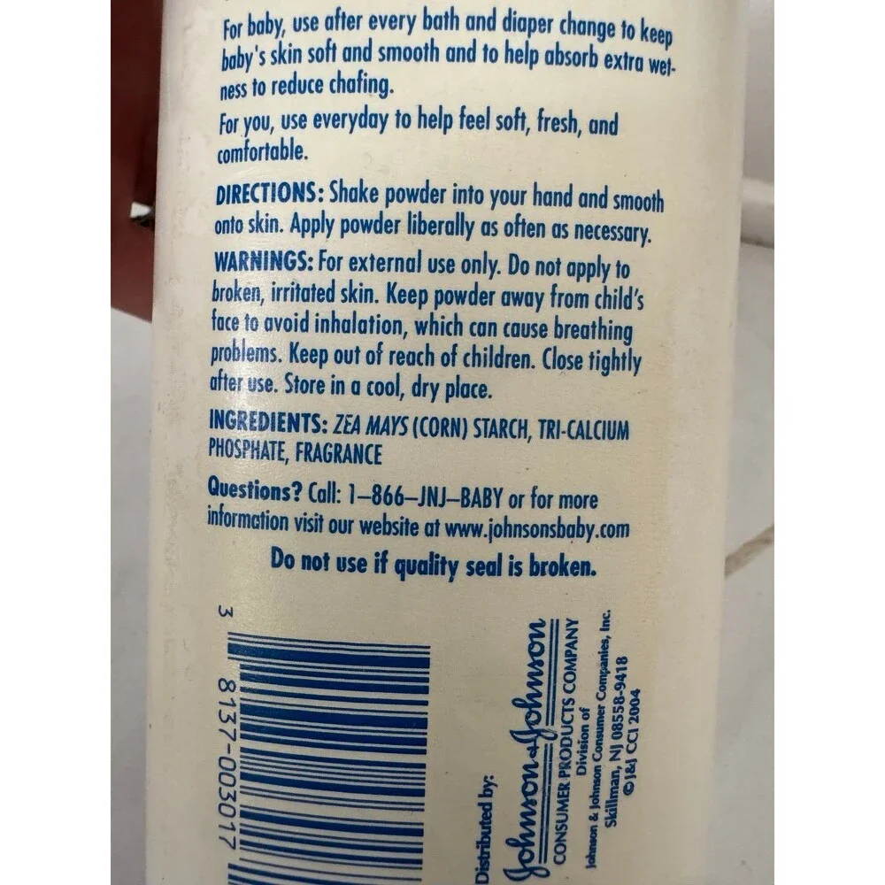 Johnson's Baby Powder Vtg 2004 Lavender & Chamomile Scent 15oz Mildness NEW